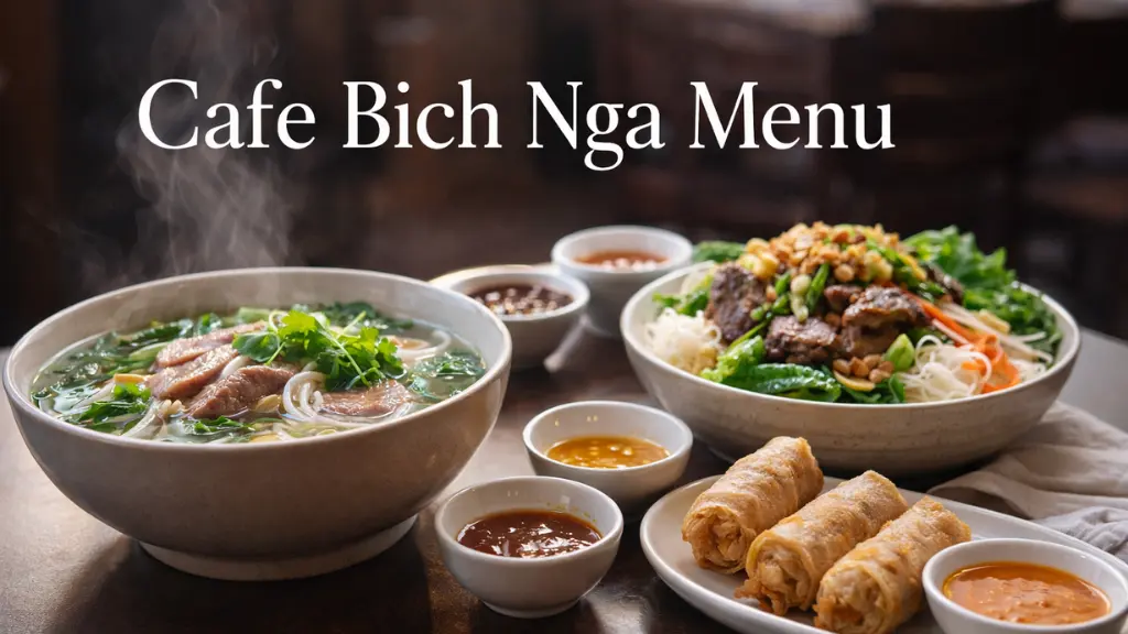 Cafe Bich Nga Menu